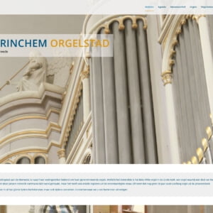 Schermafbeelding home-pagina